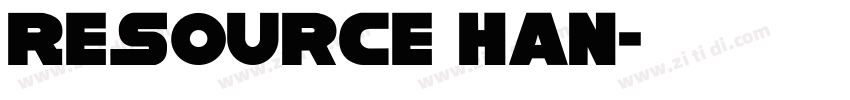 Resource Han字体转换